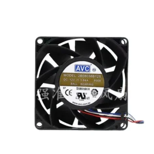 Blades Model2b08038b12s Cooling Fan, AVC8038, 12V, 3.84A, PWM