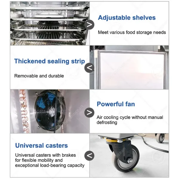 Blast Freezer, OCEAN, 304, Stainless, Steel - view 4