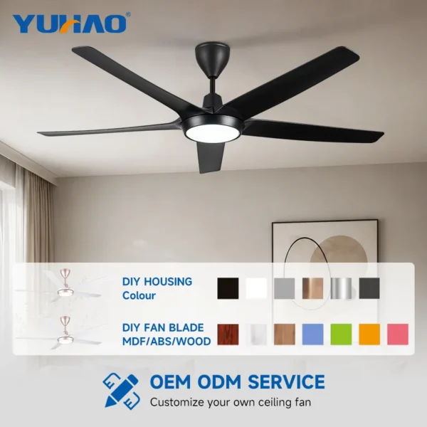 Bldc Ceiling Fan, ABS, 62W(0.08hp) - view 2