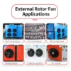 Bldc External Rotor Motor, Brushless, FFU - view 2