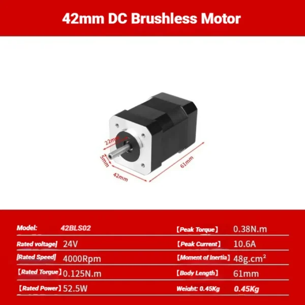Bldc Motor, 24V, 36V, 48V, 26W/138W/440W - view 5