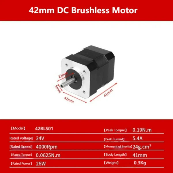 Bldc Motor, 24V, 36V, 48V, 26W/138W/440W - view 6