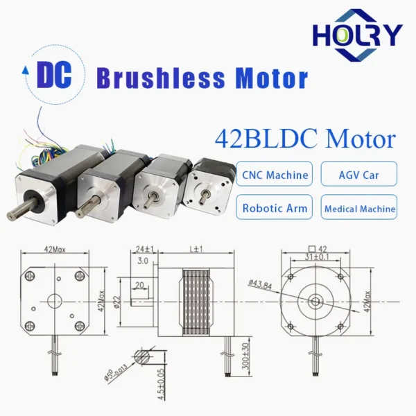 Bldc Motor, 42mm, 3000, 4000, 30W - view 2