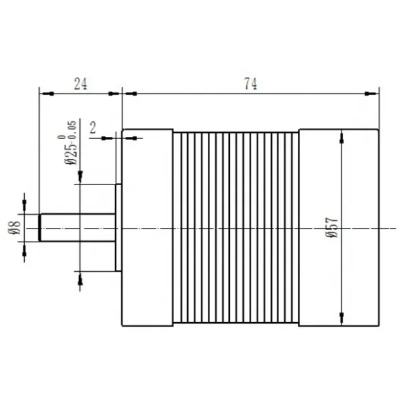 Bldc Motor, 57mm, 24V, 4600rpm, Brushless - view 6