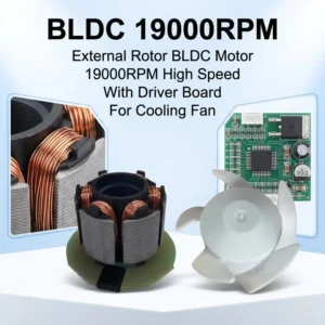 Bldc Motor, 9V, 19000RPM, Brushless, Portable