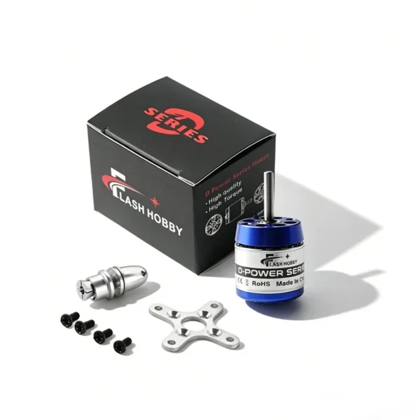 Bldc Outrunner Micro Motor, D2225, 2000KV, Brushless, 20A - view 3