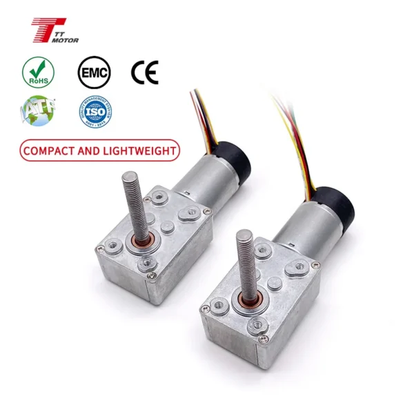 Bldc Worm Geared Motor, 12v, 24v, TWG3246-TEC2430, Brushless