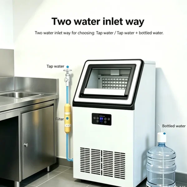 Block Snow Ice Tube, 45KG, Stainless, Steel, 110 - view 3