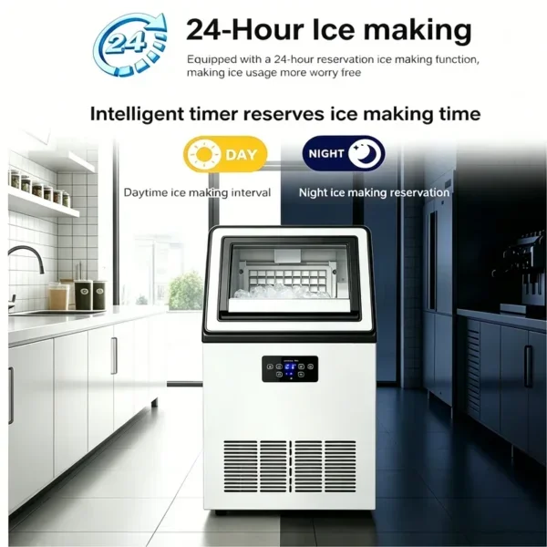 Block Snow Ice Tube, 45KG, Stainless, Steel, 110 - view 4