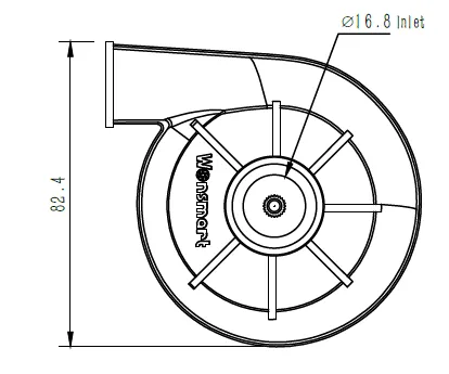 Blower, 000rpm, Brushless, 47m3/h - view 5
