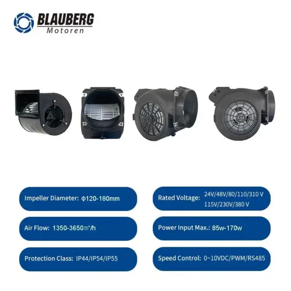 Blower, 160mm, Waterproof, Brushless - view 3