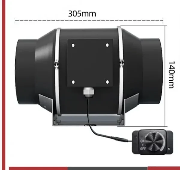 Blower, 4", Plastic - view 4