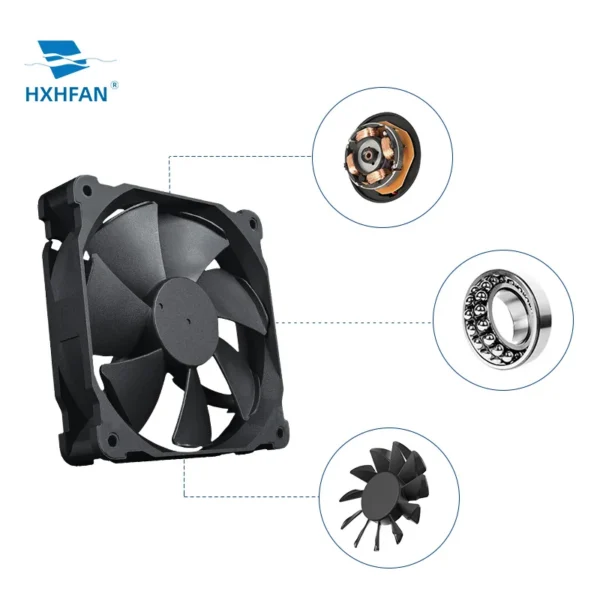 Blower, Axial, 5V-12V, Solar, Plastic - view 2