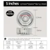 Blower, Centrifugal, Galvanized sheet, 5 inch - view 2