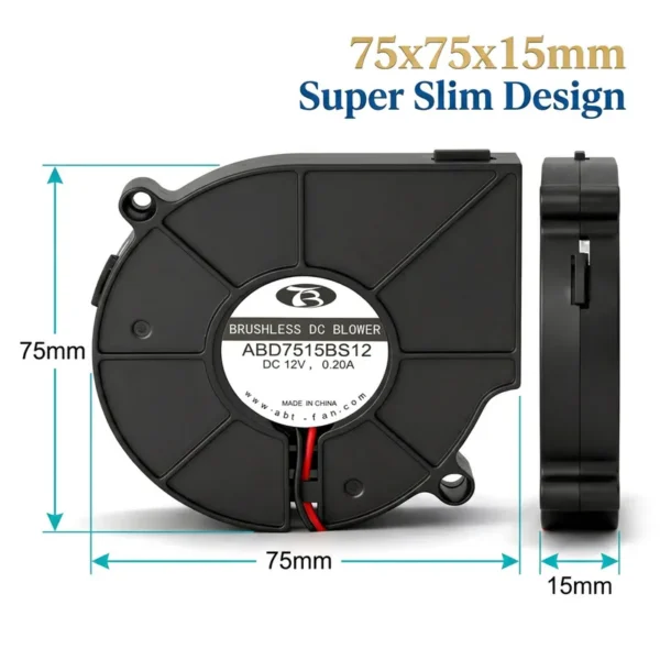 Blower, IP68, Waterproof, 7515, 75mm - view 2