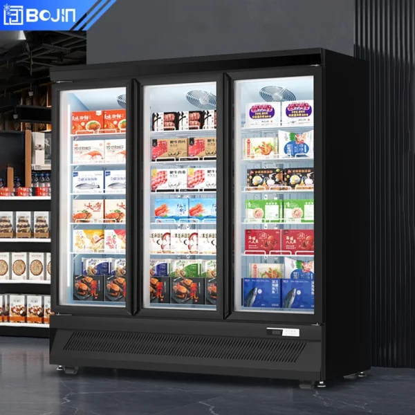 Bojin Supermarket Display Freezer, 220 V, R290 (Propane)