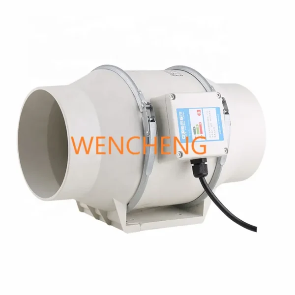 Booster Duct Ventilation Fan, WENCHENG, Plastic, Inline - view 4