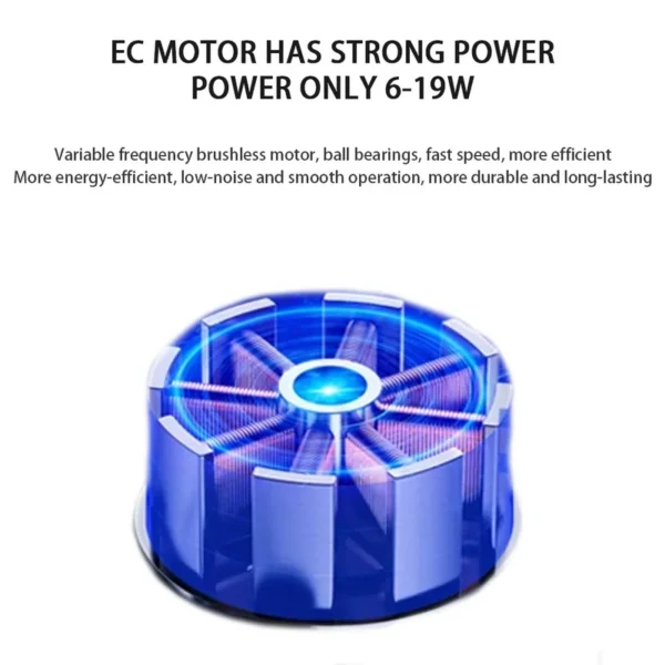 Boosting Diagonal Flow Fan, Inline, 100-240V, 68 - view 3