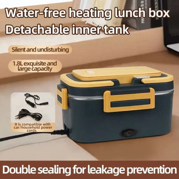 Box Food Warmerportable, Portable, 110 V, 1.1 to 2.0 L - view 4