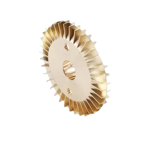 Brass Turbine Impeller, Copper, Open-Vortex - view 2