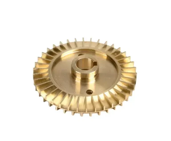 Brass Turbine Impeller, Copper, Open-Vortex - view 4
