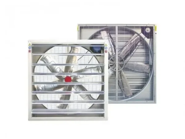 Breeding Farm Ventilation Fan, 54-Inch, Stainless, Steel - view 2
