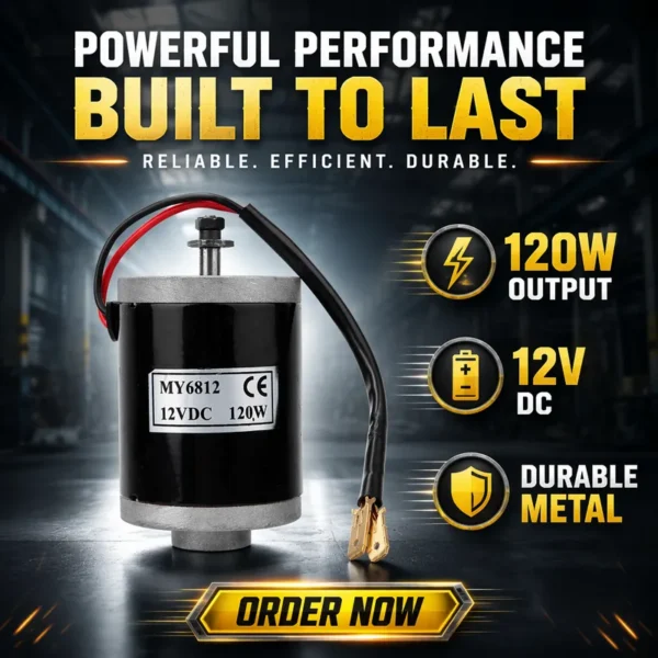 Brush Motor, MY6812, 12V-24V, 100W/120W/150W - view 2