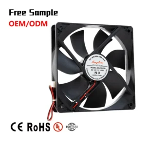 Brushless Axial Cooling Fan, 120x120x25mm, 1225, 12V, 24V