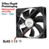 Brushless Axial Cooling Fan, 120x120x25mm, 1225, 12V, 24V - view 3