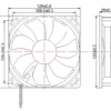 Brushless Axial Cooling Fan, 120x120x25mm, 1225, 12V, 24V - view 4