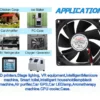 Brushless Axial Cooling Fan, 120x120x25mm, 1225, 12V, 24V - view 6