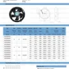Brushless Axial Fan, 220x60mm, 12V, Solar, Roof - view 5