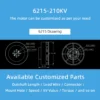 Brushless Bldc Drone Motor, 5607 RPM, JZ-6215 - view 3