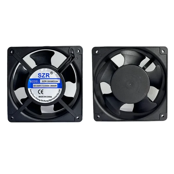 Brushless Cooler, 120*120*38mm, 3500RPM, 110v, Axial - view 2