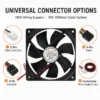 Brushless Cooling Fan, 12025, 120x120x25mm, 12V, 24V - view 2