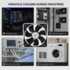 Brushless Cooling Fan, 12025, 120x120x25mm, 12V, 24V - view 6