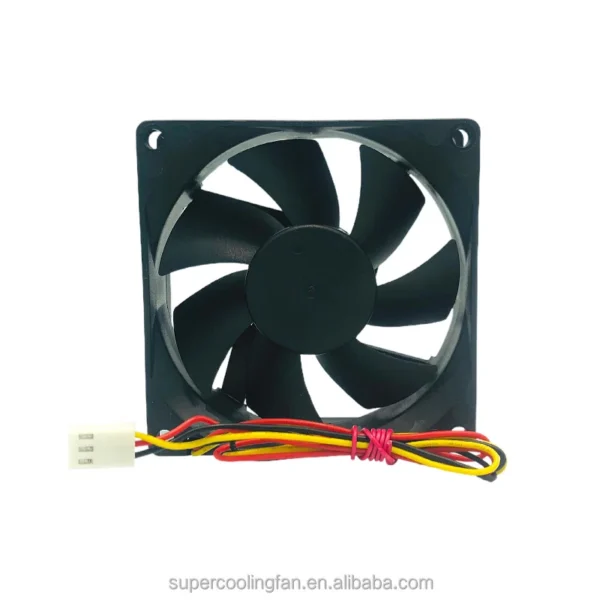 Brushless Cooling Fan, 8025, Plastic