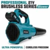 Brushless Cordless Blower, 21V, 150MPH, 320CFM, 4.0Ah - view 4