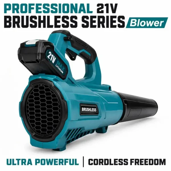 Brushless Cordless Blower, 21V, 150MPH, 320CFM, 4.0Ah - view 4