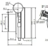 Brushless Fan, 130m3/h, 24VDC - view 5
