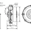 Brushless Fan, 70mm, 6.5kPa, 25.5m3/h, 24v - view 6