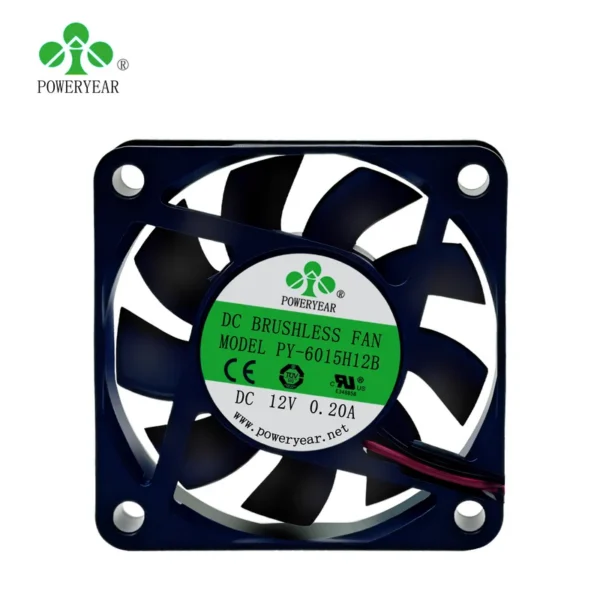 Brushless Fan, POWERYEAR, 3pin, 60mm, 5v - view 3