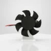 Brushless Frameless Duct Fan, Axial, 50x50x10mm, 5V/12V/24V