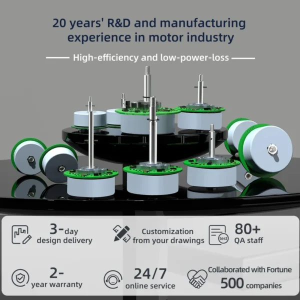 Brushless Motor, 24V, 48W - view 4