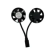 Brushless Plastic Cooling Fan, 50x50x10mm, 5V/12V, Axial - view 4