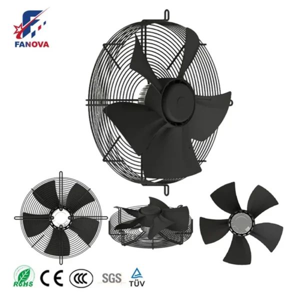 Brushless Square Axial Fan, FANOVA, 250mm - view 2