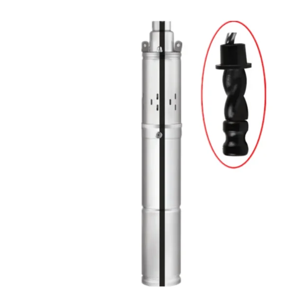 Brushless Submersible Pump, 48V, Solar, Stainless, Steel - view 5