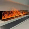 Built-in Fireplace, 3D, 100 W-370W, Metal