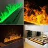 Built-in Fireplace, 3D, 100 W-370W, Metal - view 4
