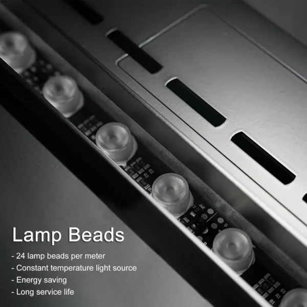 Built-in Fireplace, 3D, 100 W-370W, Metal - view 5